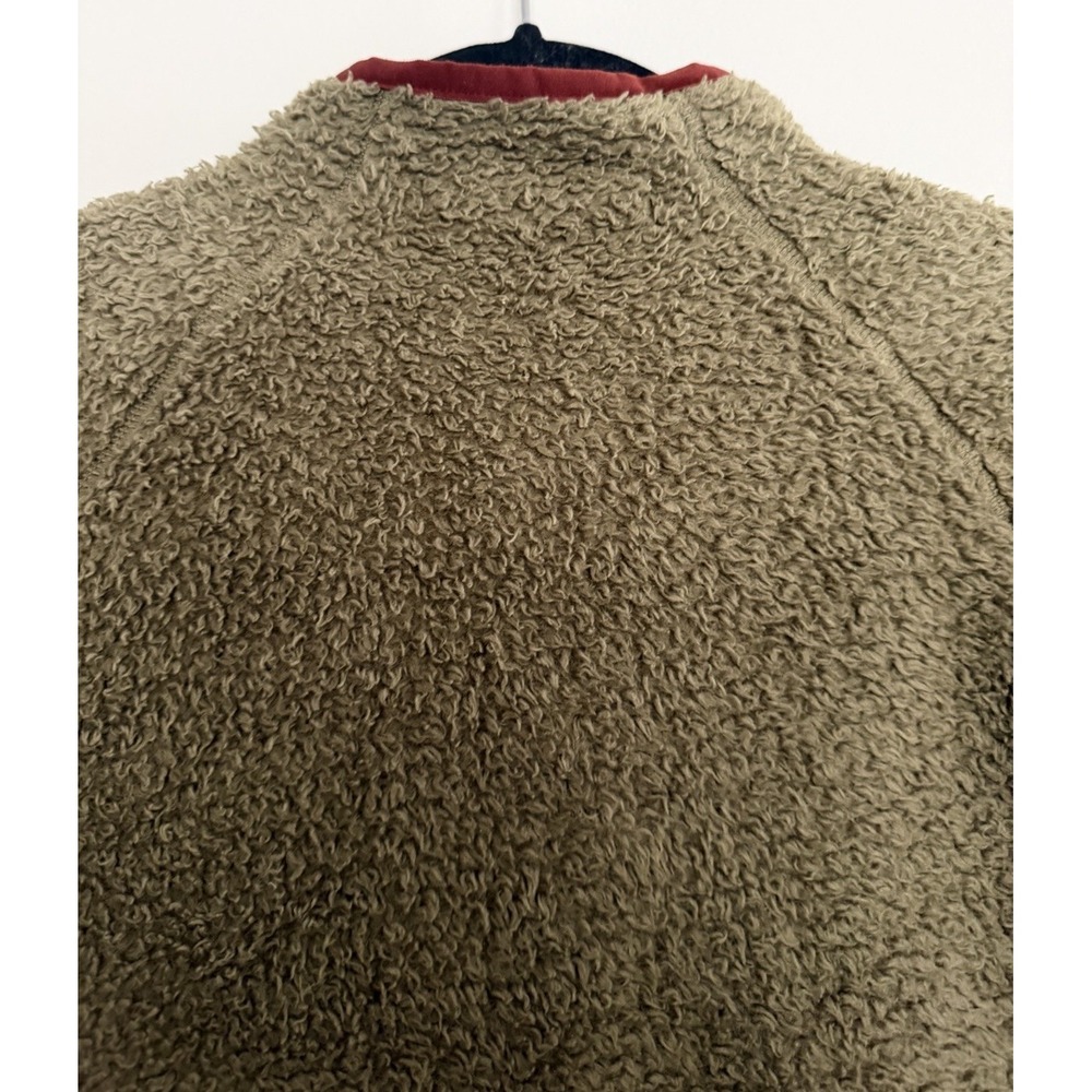 Outerknown Jacket Skyline Sherpa Military Olive Men's Size Small - Picture 4 of 11